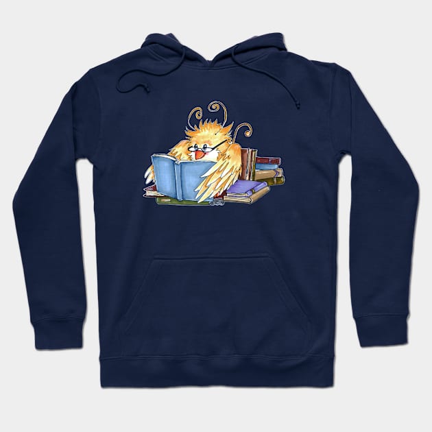 Book Fuzzy Hoodie by ruthimagination